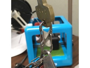 nite ize s clip lock keychain keychains niteize s-clip 3d print model - Mito3D