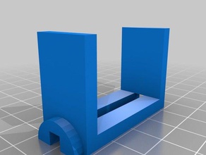 supporto del cavo mouse office su misura 3d print model - Mito3D
