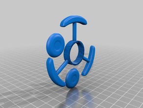 elegante fidget spinner fidget-giocattolo agitarsi mano giocattolo 3d print model - Mito3D