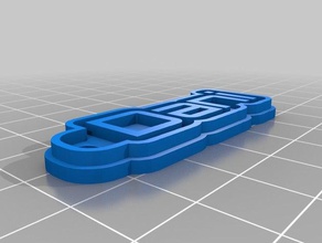 dani llaveros personalizado 3d print model - Mito3D