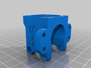 universal e3dv6 fan duct improved 3d printer extruders 3d print model - Mito3D