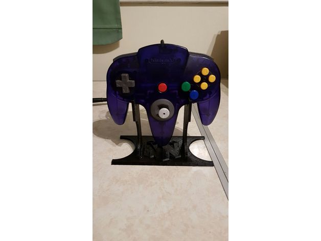 n64 controller di supporto video giochi 3D print model - Mito3D