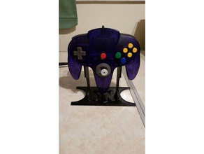 n64 controller support video games 3d print model - Mito3D
