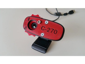 anillo enfoque para logitech c270 Imprimante 3d accessoires c mara de la caméra octoprint webcam 3d print model - Mito3D