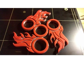 fuego spinner fidget 3d print model - Mito3D