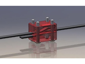 l'axe des y de la ceinture serrage anet a6 a8 L'imprimante 3d pièces tendeur courroie pince y-axe 3d print model - Mito3D