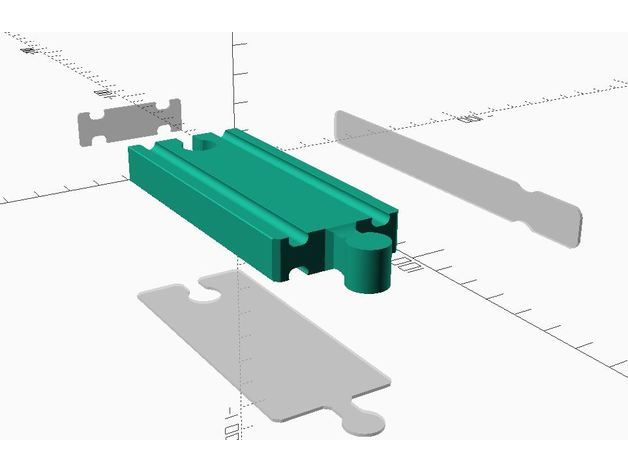 lets-versuchen Sie - extrudierte xyz-Ebenen Kreuzung zu Experimentieren Ersatz-Teile kundengebundene 3D print model - Mito3D