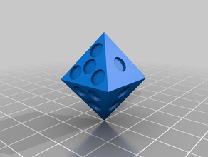 stregoneria swindle pietre La stampa 3d i dadi morire doppia piramide gioco di 3d print model - Mito3D