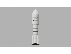 NASA'nın yeni ufuklar roket atlas v 551 araç model nasa alanı 3d print model - Mito3D