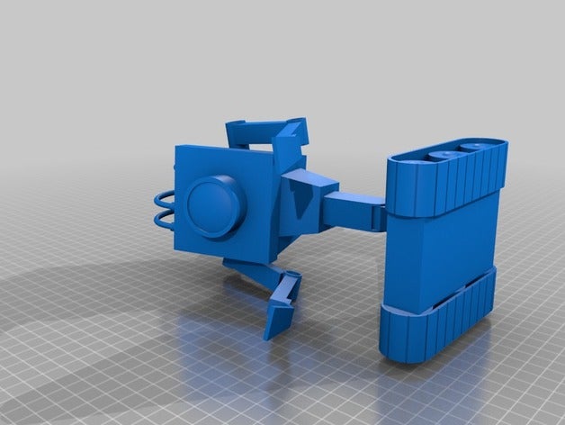 passare burro bot modello di robot passaggio rick guarda il match 3D print model - Mito3D