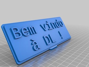 dl ofis özelleştirilmiş 3d print model - Mito3D