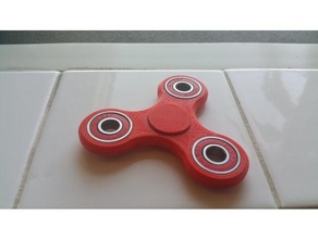 simple fidget spinner toy & game accessories fusion 360 3d print model - Mito3D