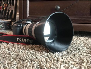 100 güneş filtresi lens hood canon v2-400 mm çapı 77mm kamera 400 100-400 baader dslr tutulması 3d print model - Mito3D