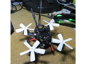 budget-bee 90 - brushless micro quad unter 70 r c Fahrzeuge Drohne fpv microquad miniquad quadcopter Rahmen 3d print model - Mito3D