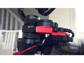 rode microfono supporto dji osmo x5 x5r la fotocamera volantino mic videomicro zenmuse 3d print model - Mito3D