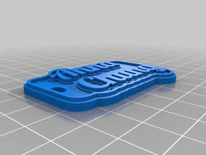 anna chung llaveros personalizado 3d print model - Mito3D