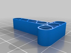 mon paramétrique personnalisé lego technic t-beam L'impression 3d 3d print model - Mito3D
