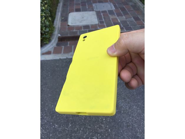 sony xperia z5 premium tampa telefone celular de proteção o z 3D print model - Mito3D