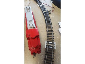 ho scale track joiner hobby model railroad trains 3d print model - Mito3D