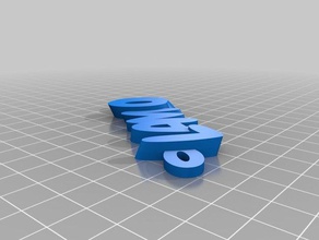 lamoo chaveiros personalizado 3d print model - Mito3D