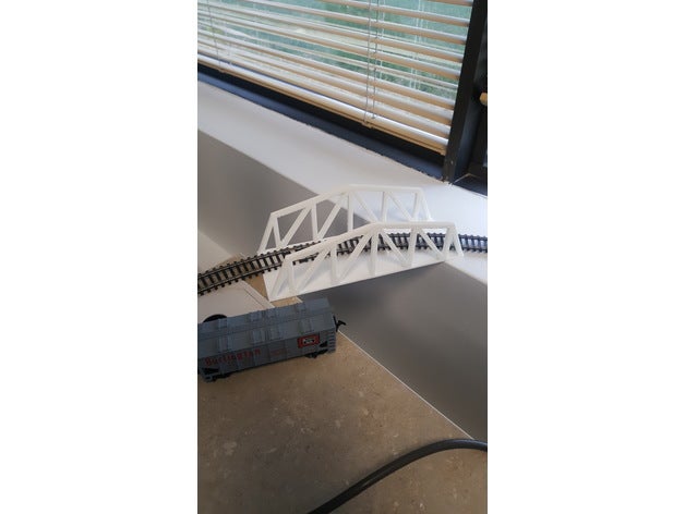 ho scale bridge hobby model railroad train 3D print model - Mito3D