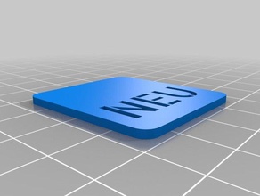meine kundenspezifische tof benutzerdefinierte Schablone - parametrische Schilder & logos kundengebundene 3d print model - Mito3D