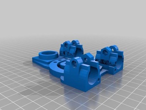 x carriage fan 18mm inductive sensor support 3d printer parts 3d print model - Mito3D