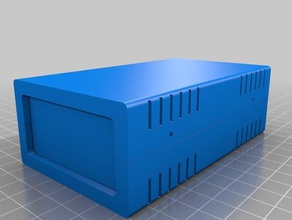 caixa projecto 120-70-40 la electrónica personalizado 3d print model - Mito3D