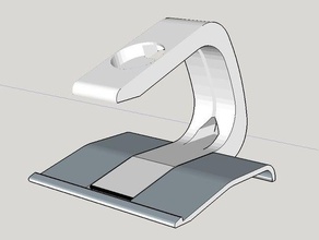apple watch charging stand base iphone fixed 3d printing dock charger cradle station docking iwatch wireless 3d print model - Mito3D