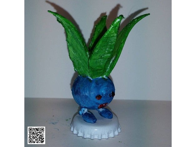 oddish giochi e giocattoli pokemon figure 3D print model - Mito3D