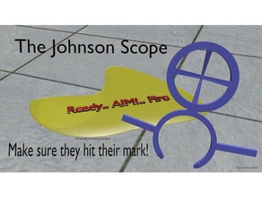johnson scope - humorous bathroom novelty item humor sign 3d print model - Mito3D