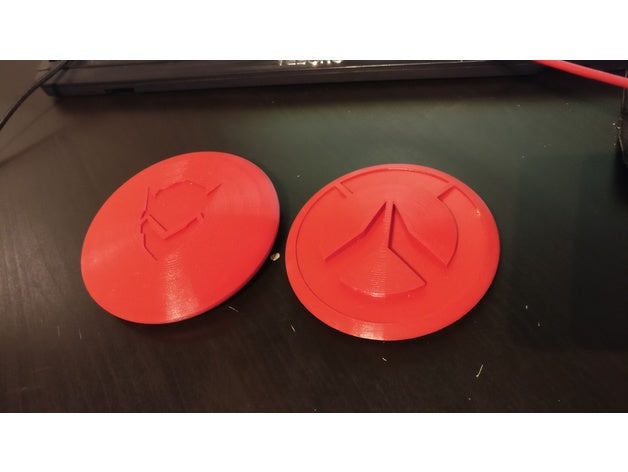 disc golf mini overwatch genji sport & outdoors marker 3D print model - Mito3D