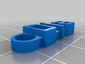 dia Schlüsselbund - Organisation kundengebundene 3d print model - Mito3D