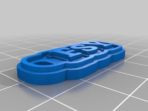 fsy portachiavi i su misura 3d print model - Mito3D