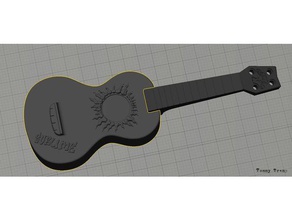 sublime ukulele - 40 oz edition 3d printing 3d print model - Mito3D