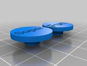 super fun bearing caps toys & games customized 3d print model - Mito3D
