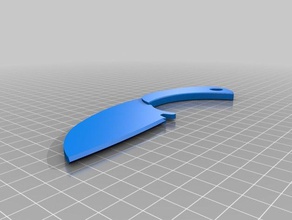 neck knife hand tools first try neckknife tool 3d print model - Mito3D