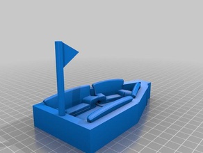 niedliche kleine Boot torture test 3d-drucken 3d print model - Mito3D