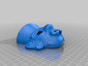la maschera art 3dmodel escultura fablab faccia scultura senso dello scanner 3d print model - Mito3D