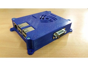 raspberry pi vga caso eletrônica adaptador 3d print model - Mito3D