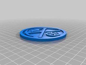 denver nuggets alternatif logo 3d print model - Mito3D