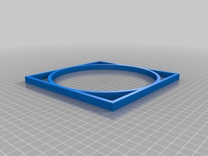 cerchio quadrato 180x10x10 Stampa 3d prove su misura 3d print model - Mito3D