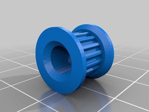 fabrikator mini v2 temporização polias mxl 16t Impressora 3d de peças 16 dentes da polia 3d print model - Mito3D
