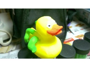 tentacle duck creatures rubber ducky tentacles 3d print model - Mito3D