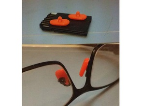 plaquettes de nez des lunettes 02 buse 3d print model - Mito3D