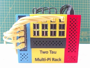 two-tau multi-pi rack electronics 3d print model - Mito3D