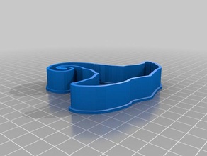 bruja sombrero de cortador la galleta La impresión en 3d cookie galletas halloween 3d print model - Mito3D