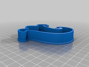 fantasma del cortador de la galleta La impresión en 3d galletas 3d print model - Mito3D