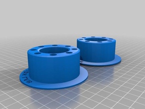 creality cr-10 de 57 mm núcleo filamentos adaptador extensión Impresora 3d accesorios 3d print model - Mito3D