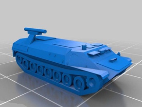 mtlb anti-serbatoio del veicolo i veicoli anti-carro militari russi 3d print model - Mito3D